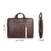 IMG_0294 Strapit Tan Laptop file messenger bag - view 4