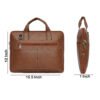 MSP_1102 Strapit Slim Satchel 16 inches PU leather - view 3