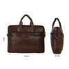Strapit Synthetic leather Brown file/messenger bag - view 3