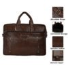 Strapit Synthetic leather Brown file/messenger bag - view 2